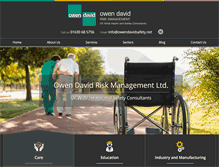 Tablet Screenshot of owendavidsafety.net